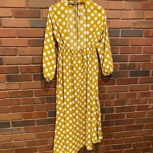 Yellow Polka Dot Top Shop Dress